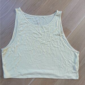 American Eagle | Yellow Racerback Crop Top | Sz XXL